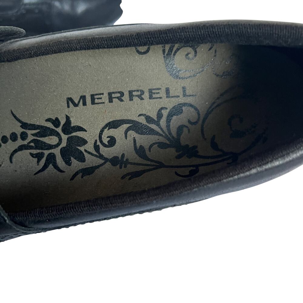Merrell Plaza Bandeau Mary Jane Black Shoes Size 8.5 - Picture 6 of 12